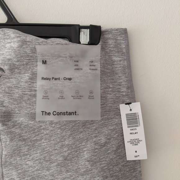NWT Aritzia The Constant Relay Pant Crop - Grey, M - Picture 3 of 3